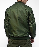Куртка бомбер МА-1 зелений 1134 хорошее качество