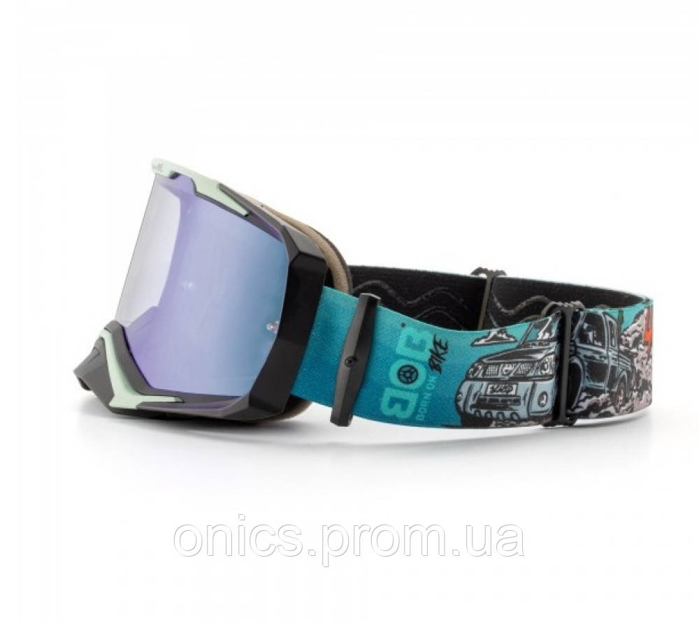 Маска гірськолижна BOB MTB Szwenduro (S1-S3) Light/Blue (GMB-001) хорошее качество - фото 1 - id-p1946460666