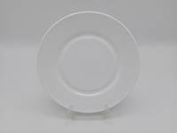 Тарелка мелкая стеклокерамика белая Столовая обеденная тарелка для вторых блюд в уп 6 шт D 20 cm FORKOPT