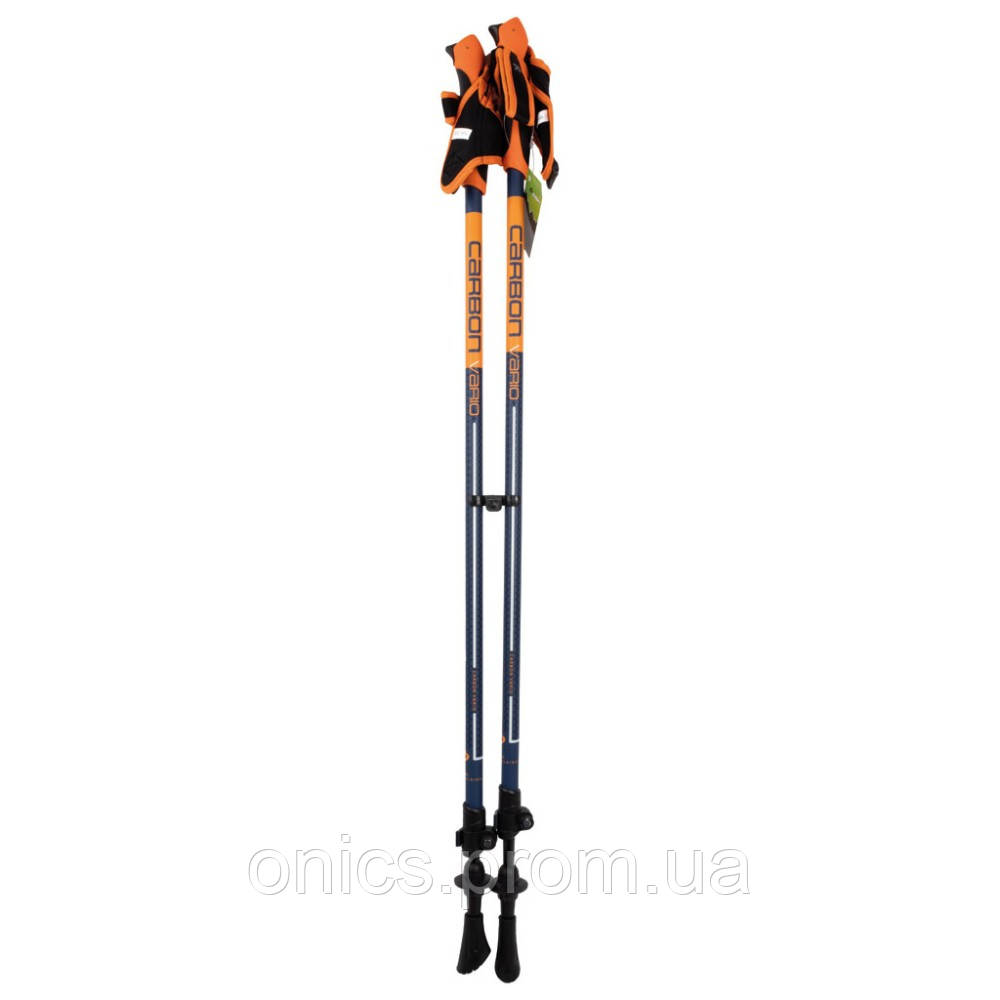 Палиці для скандинавської ходьби Birki Nordic Walking Carbon Vario 105-145 см blue/orange (XXNPOC214.870) - фото 2 - id-p1946466931