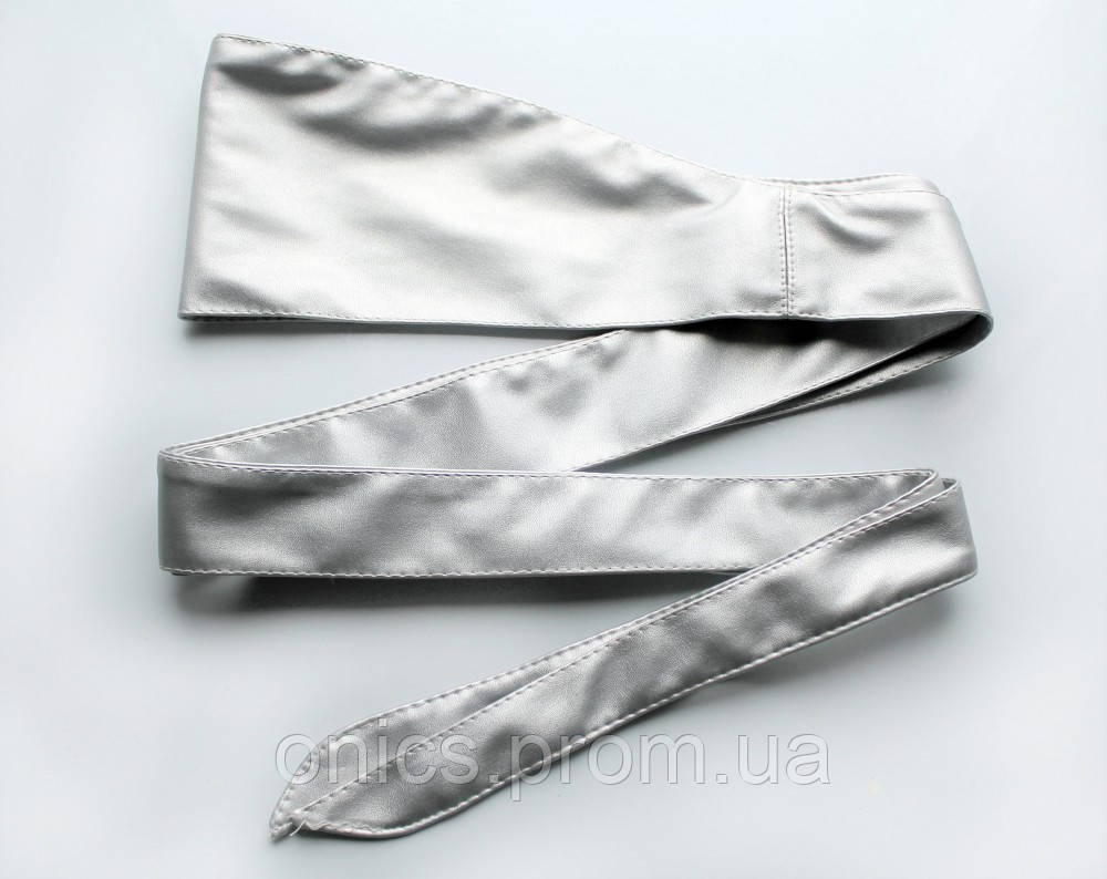 Жіночий пояс кушак сріблястий хорошее качество - фото 1 - id-p1946471161