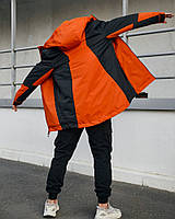 Куртка демисезонная мужская Пушка Огонь Horn Черно-оранжевый хорошее качество