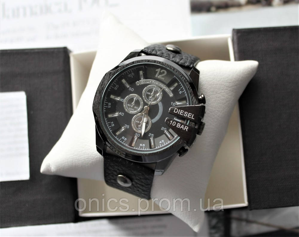 Мужские наручные часы Diesel Chief total black хорошее качество - фото 2 - id-p1946467000