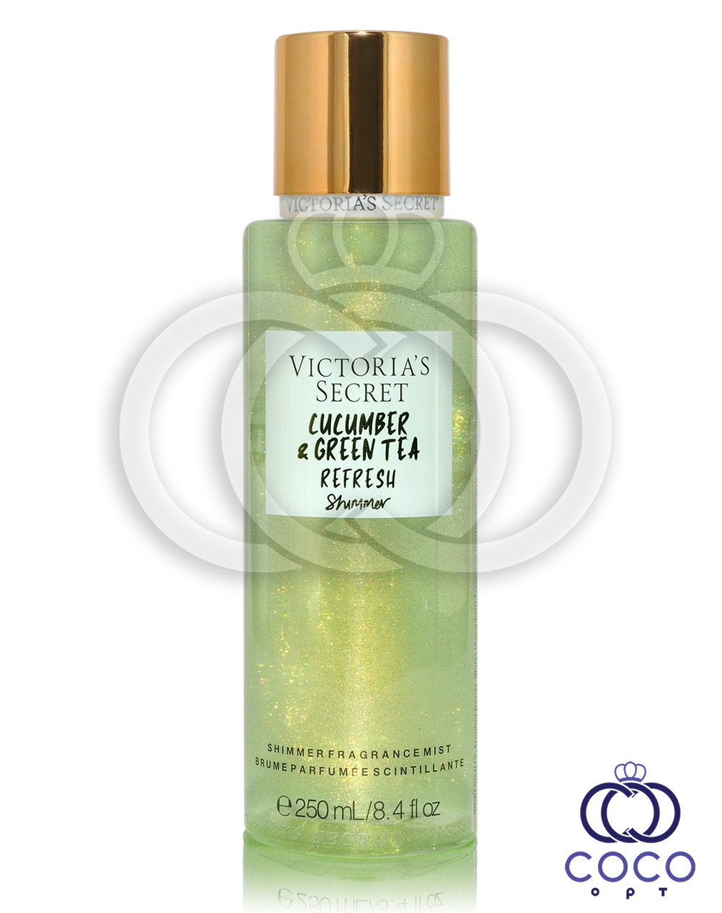 Парфумований міст Victoria's Secret Cucumber & Green Tea Refresh із шимером 250 ml