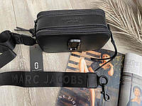 Женская сумка через плечо Marc Jacobs Snapshot Total Black хорошее качество