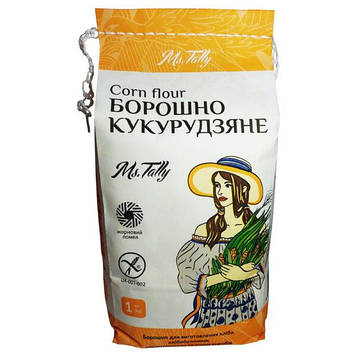 Борошно кукурудзяне без глютену Ms.Tally, 1 кг