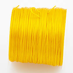 Гумка листкова для браслетів 1 мм Жовтий +-60 м