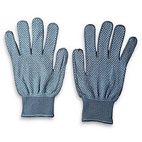 Рабочие перчатки тонкие нейлоновые с микроточкой хозяйственные перчатки для сада, огорода и дачных работ.