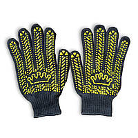 Рукавички господарські робітники Корона для саду, городу та дачі універсальні бавовняні