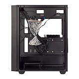 Корпус Prologix E107 Tempered Glass Black без БЖ, фото 6