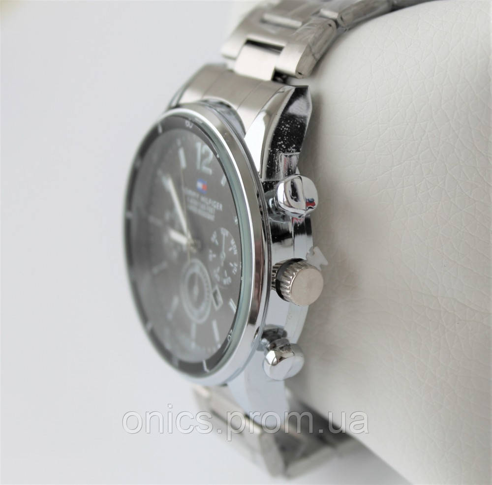 Мужские наручные часы Tommy silver хорошее качество - фото 4 - id-p1946464468