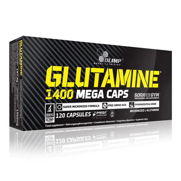 Л-Глютамін / OLIMP - L-Glutamine Mega Caps 1400 (120 caps)