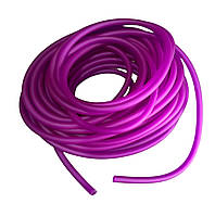 Бензо-масло-шланг 4 мм силикон фиолетовый 10 метров