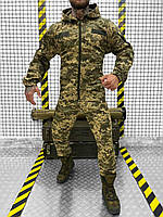 Тактический осенний костюм пиксель рип-стоп Военная форма комплект куртка и штаны камуфляж