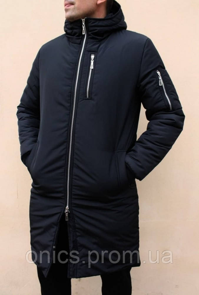Мужская куртка зимняя парка Asos черная хорошее качество - фото 5 - id-p1946551818