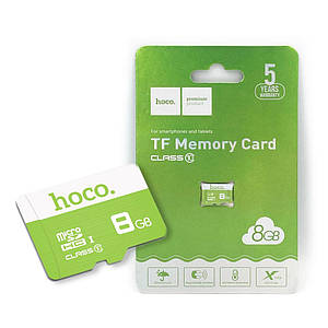 Картка пам'яті microSD (SDHC) Hoco 8Gb (class 10)