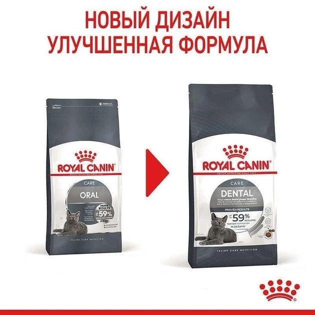 Royal Canin Dental Care Сухой корм для кошек для профилактики образования зубного налета и камня 0.4кг - фото 3 - id-p1946568765