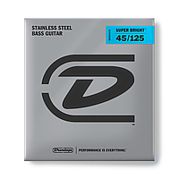 Струны для 5-струнной бас-гитары Dunlop DBSBS45125 Super Bright Stainless Steel .045 - .125