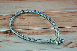 Шланг паливний гнучкий 80 см (у металевій обмотці) ((штуцер 14 мм)