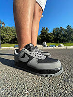 Nike Air Force 1 Grey Black хорошее качество кроссовки и кеды хорошее качество Размер 41