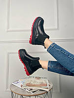 Bottega Veneta Black Red Mini (без лого) хорошее качество кроссовки и кеды хорошее качество Размер 37