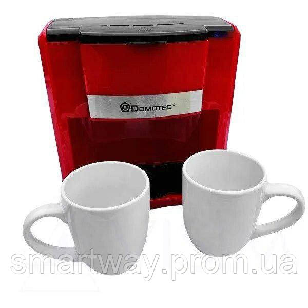 Механическая кофеварка DОMОТЕС МS 0705 с чашками в комплекте, бытовая капельная кофеварка мощностью 500 Вт - фото 10 - id-p1946586417