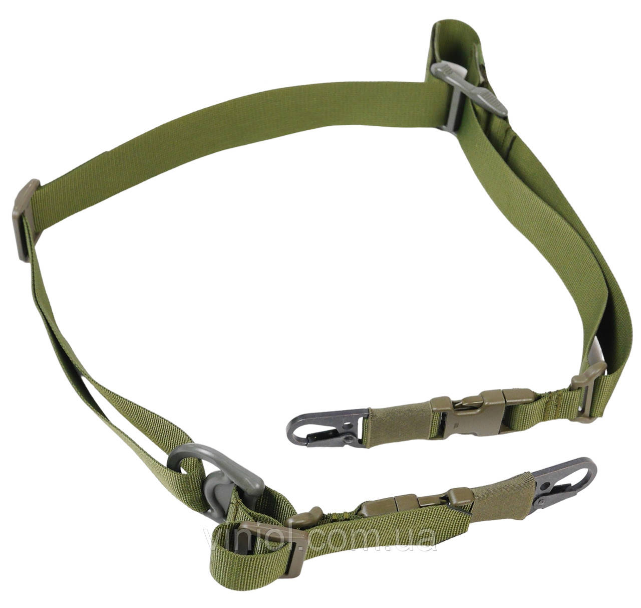Ремінь 2-точковий Kiborg Gun Sling G-2 з пряжкою швидкого регулювання Triple-X Olive, фото 1