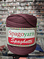 Трикотажная пряжа Spaghetti SPAGOYARN баклажан