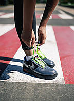 Nike Air Force 1 Vandalized Iridescent Black Green хорошее качество кроссовки и кеды хорошее качество Размер