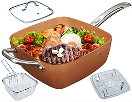 Фритюрниця Сковорода Unique UN-5251-24 см (12597)