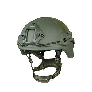 Шолом MICH 2000 з кріпленням Helmet PE NIJ IIIA.44 Хакі