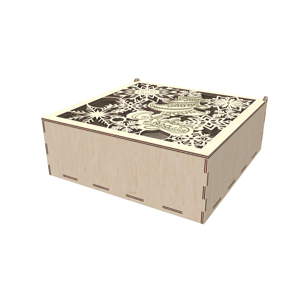 Подарункова коробка EKOSTAR 260х260х99