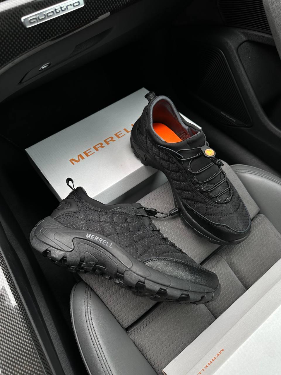 Чоловічі кросівки Merrell Ice Cap Moc Termo Black Grey Leather