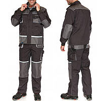 Спецодяг костюм робочий захисний куртка та напівкомбінезон чоловічий комплект робоча спецівка польша