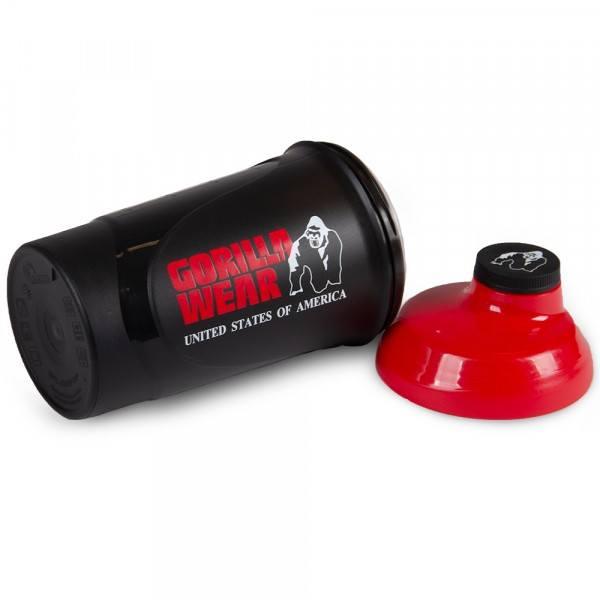 Шейкер Shaker 700 ml Black/Red - фото 2 - id-p1946596100