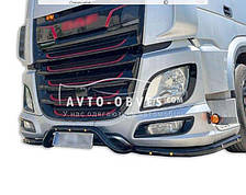 Захист переднього бампера для DAF XF 106 - колір: чорний - тип: без діодів