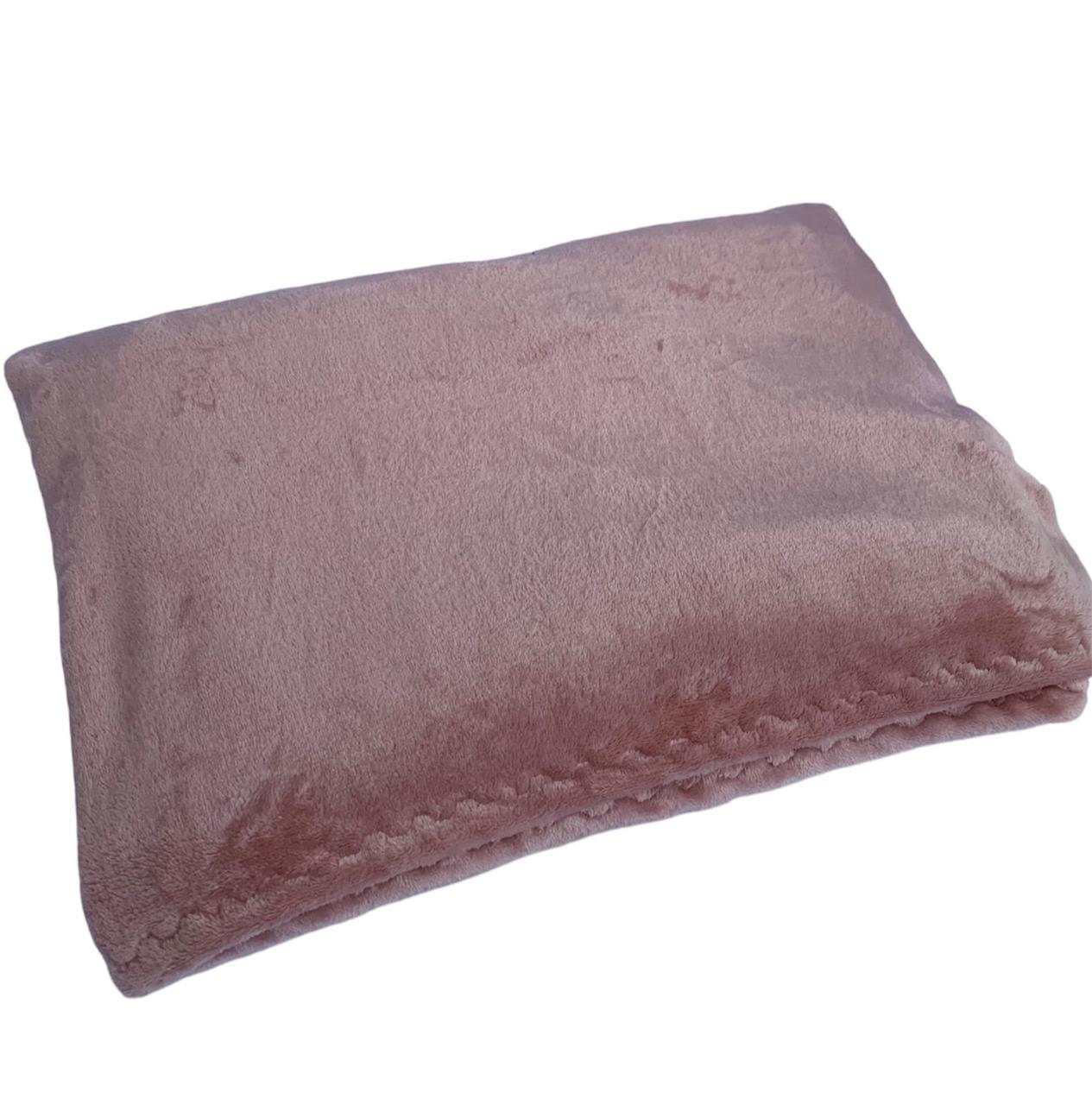 Плюшевий плед на косметологічну кушетку, колір пудри в салони краси, масажні кабінети, спа салони, для дому, фото 1