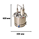 Дистилятор із мідним контуром подвійної перегонки "Гетьман Мідний"  побутовий від ТМ Будьмо, фото 3