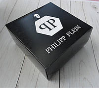 Кожаный мужской ремень Philipp Plein black хорошее качество