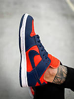 Nike Dunk Low CL Utility OrangeMeteor Blue-Sail хорошее качество Размер 41