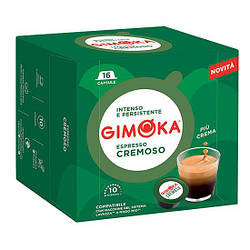 Кава в капсулах Gimoka A Modo Mio Cremoso 16 шт ароматна кремова кава модо міо