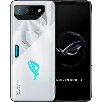 Смартфон ASUS ROG Phone 7 12/256GB Storm White, NFC, 68/12Мп, Snapdragon 8 Gen 2, 2sim, AMOLED 6.78", 6000 mAh