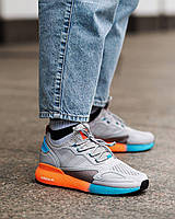 Adidas ZX 2K Boost Grey Two Signal Cyan хорошее качество кроссовки и кеды хорошее качество Размер 44