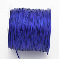 Гумка листкова для браслетів 1 мм Електрик +-60 м