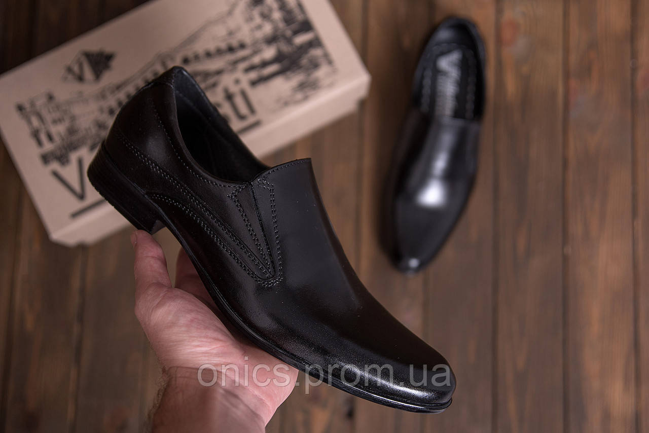 Мужские кожаные туфли AVA De Lux хорошее качество - фото 6 - id-p1946563695