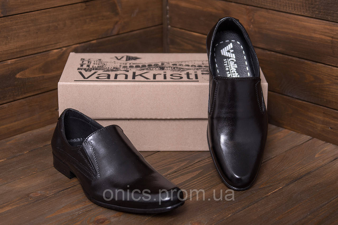 Мужские кожаные туфли AVA De Lux хорошее качество - фото 8 - id-p1946563695
