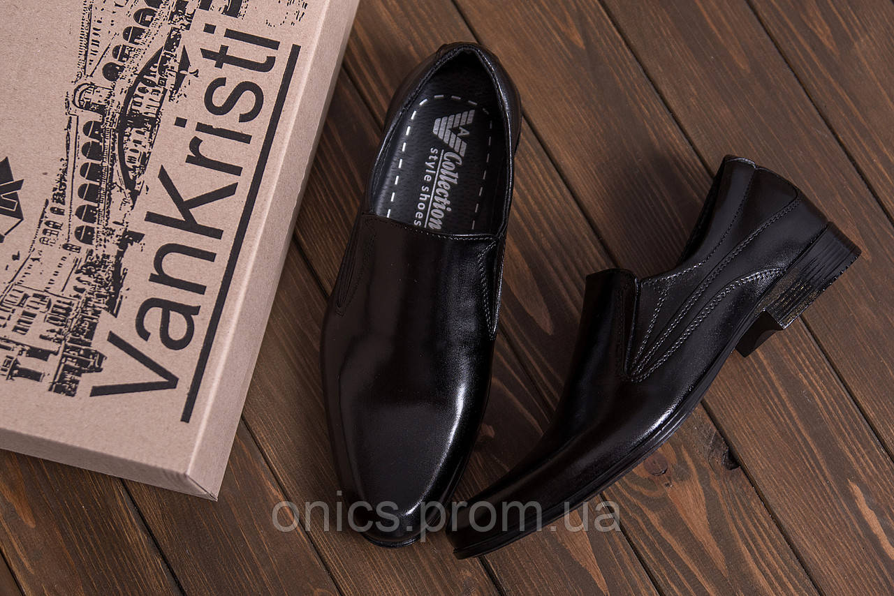 Мужские кожаные туфли AVA De Lux хорошее качество - фото 9 - id-p1946563695