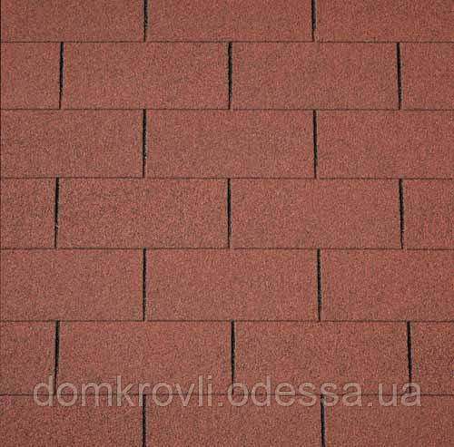 БІТУМНА ЧЕРЕПИЦЯ NUMBER ONE 3TAB (10) TILE RED