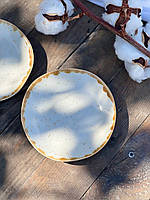 Тарілочка 13 см, «Cream коричневий лофт»