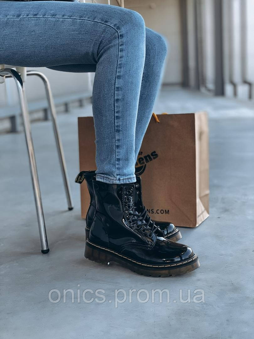 Dr. Martens Patent Black 3 хорошее качество кроссовки и кеды хорошее качество Размер 36 - фото 2 - id-p1946586493